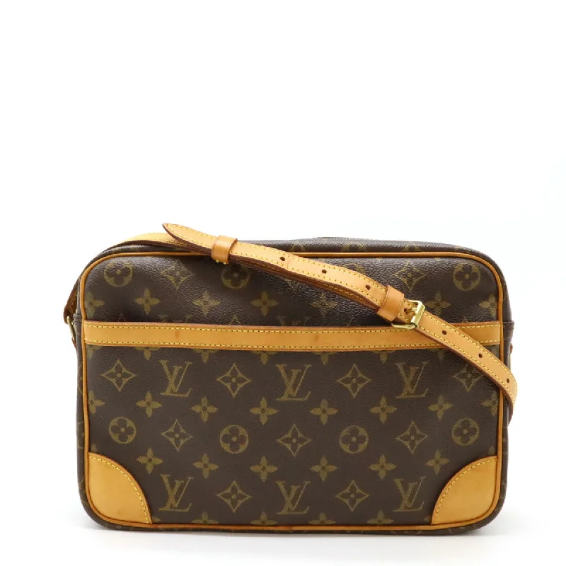 Ladies shoulder bag for travel-Louis Vuitton Monogram Trocadero 30 Shoulder Bag M51272