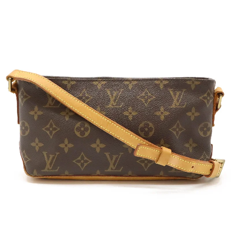 Ladies shoulder bag in leather-Louis Vuitton Monogram Trotter Shoulder Bag M51240