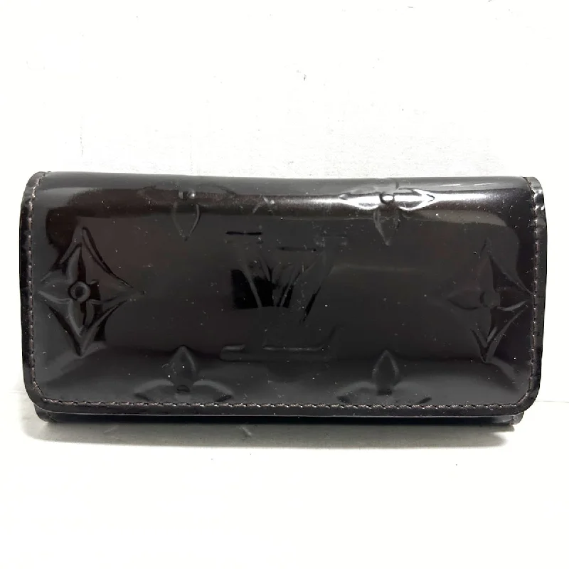 ladies wallet with detachable strap-Louis Vuitton Multiclés 4  Patent Leather Wallet  (Pre-Owned)