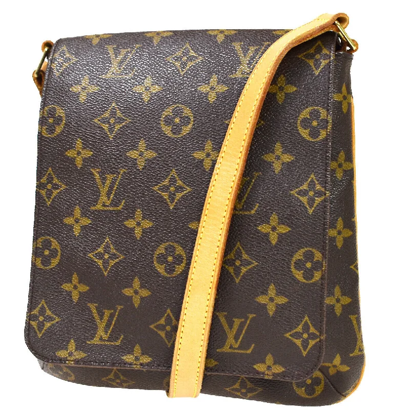 Ladies shoulder bag for picnics in park-Louis Vuitton Musette Salsa Canvas Shoulder Bag (Pre-Owned)