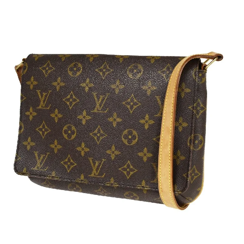 Ladies shoulder bag for charity events-Louis Vuitton Musette Tango  Canvas Shoulder Bag (Pre-Owned)