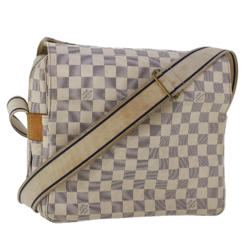 Ladies shoulder bag with metallic strap-Louis Vuitton Naviglio  Canvas Shoulder Bag (Pre-Owned)