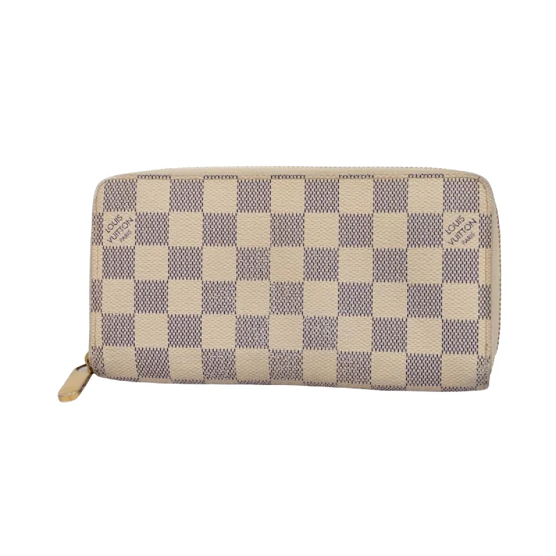 ladies wallet with top handle-Louis Vuitton Portefeuille Zippy  Canvas Wallet  (Pre-Owned)