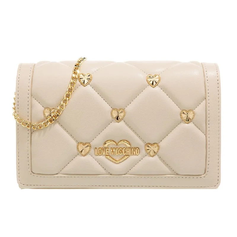 Ladies crossbody bag with playful prints-Love Moschino  Artificial Leather Crossbody Women's Bag