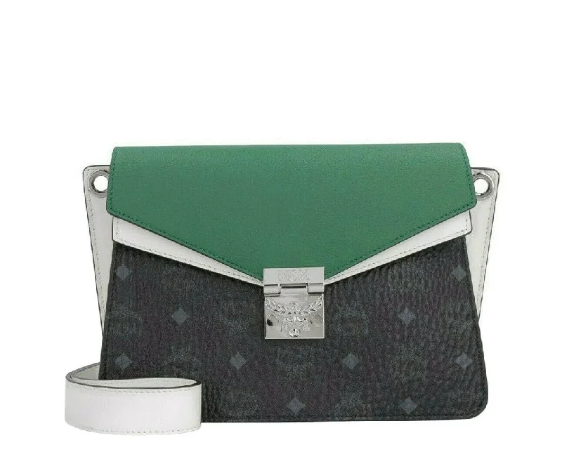 Ladies crossbody bag with metallic strap-MCM Women's Patricia  /  / Leather Crossbody Bag