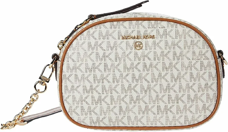 Ladies crossbody bag for modern women-Michael Kors Women's Jet Set Charm Oval Camera Crossbody Bag