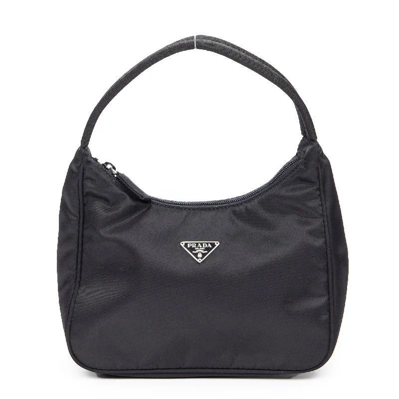 Ladies shoulder bag with flap closure-Mini Hobo