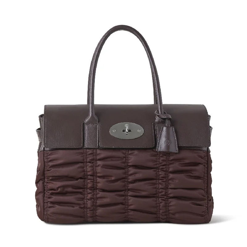 Ladies shoulder bag with wrist strap-Mulberry Bayswater