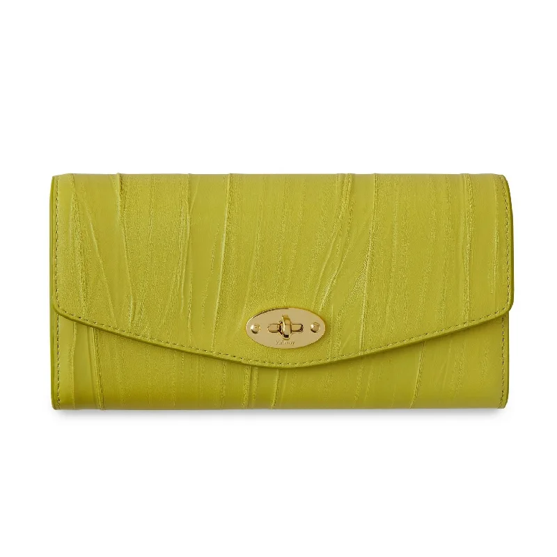 ladies wallet with decorative zipper-Mulberry Darley Wallet