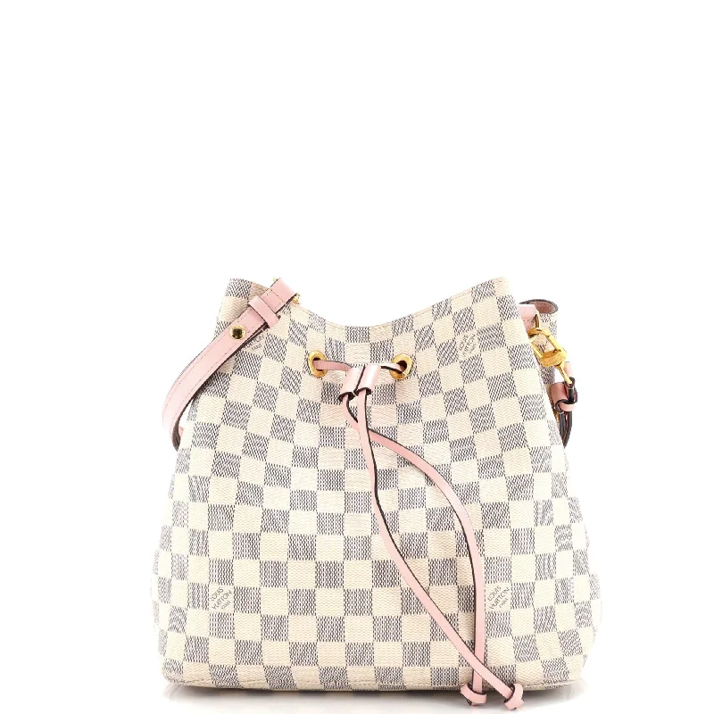 Ladies shoulder bag with rope strap-NeoNoe Handbag Damier MM