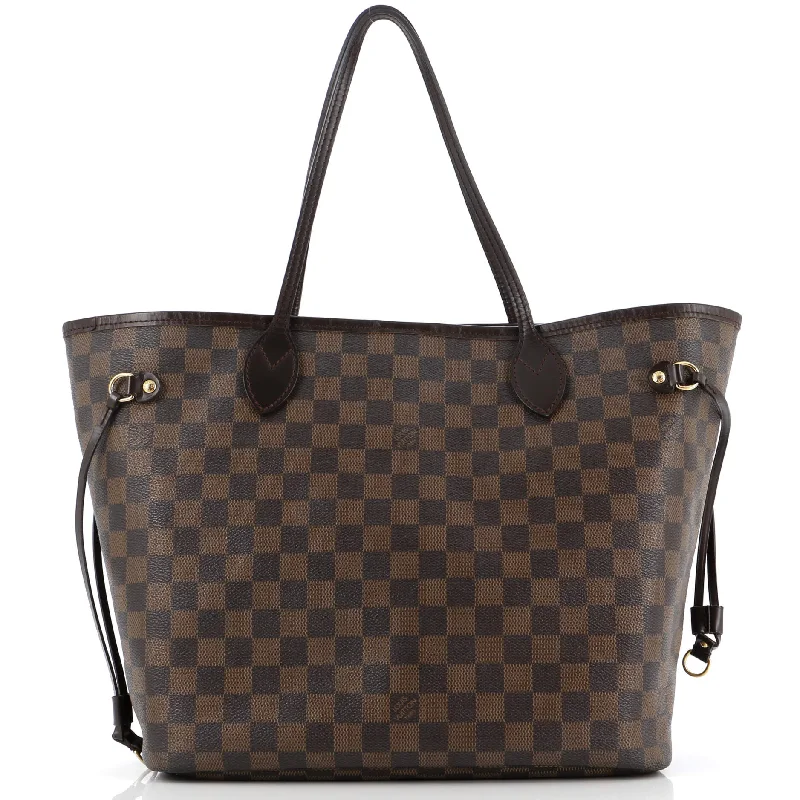 Ladies tote bag with thriller design-Neverfull Tote Damier MM