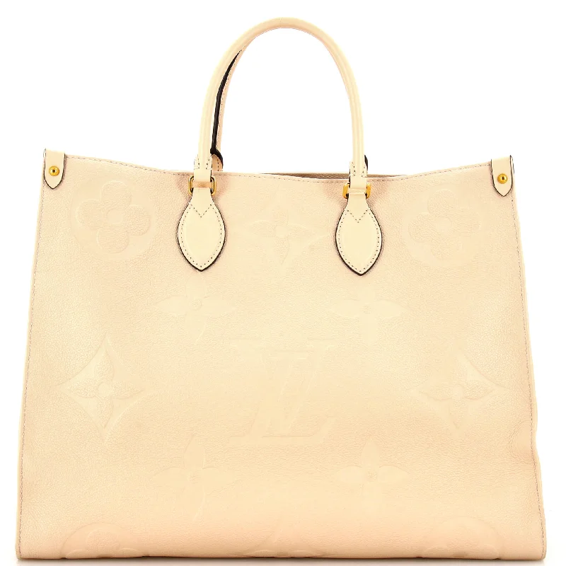 Ladies tote bag with chain-OnTheGo Tote Monogram Empreinte Giant GM