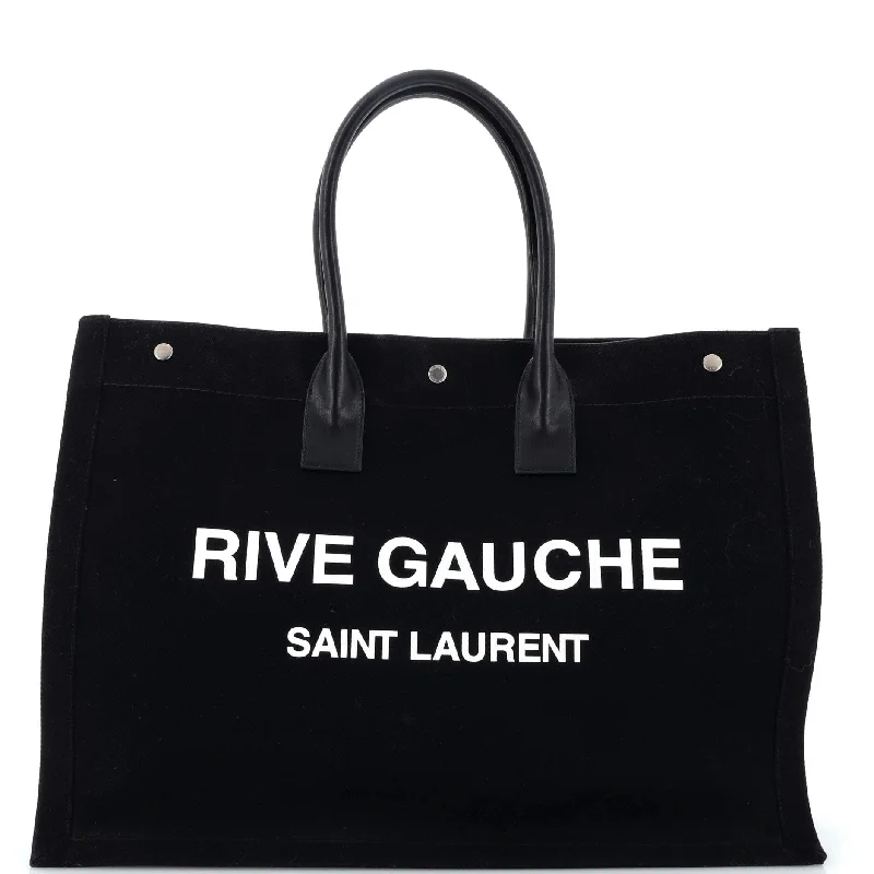 Ladies tote bag formal-Rive Gauche Shopper Tote Canvas Large