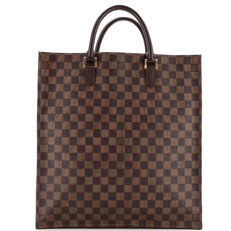 Ladies tote bag for concerts-Sac Plat Bag Damier