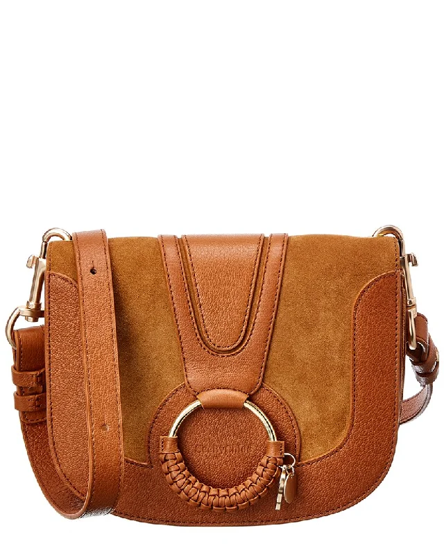 Ladies crossbody bag for dinner dates-See by Chloe Hana Small Leather Crossbody