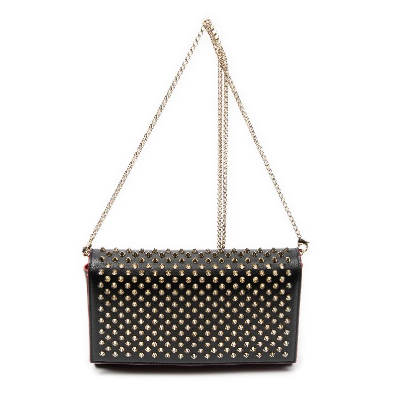 Ladies shoulder bag for book clubs-Spike Stud Chain Bag