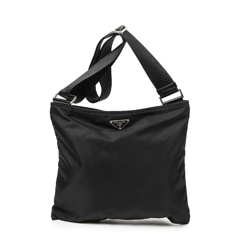 Ladies shoulder bag for cyclists-Square Flat Messenger