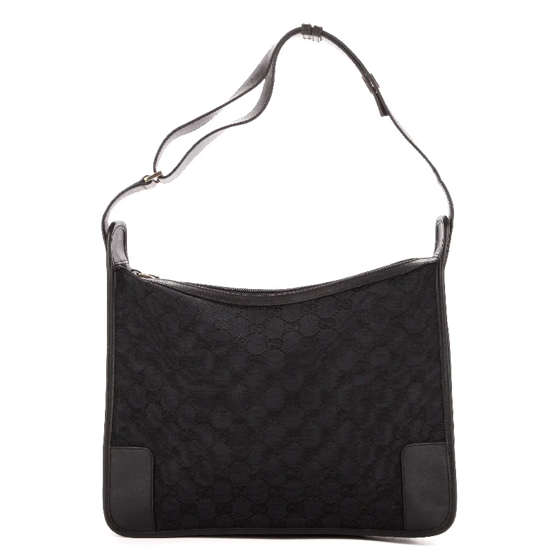 Ladies shoulder bag with phone pocket-Square Zip Hobo