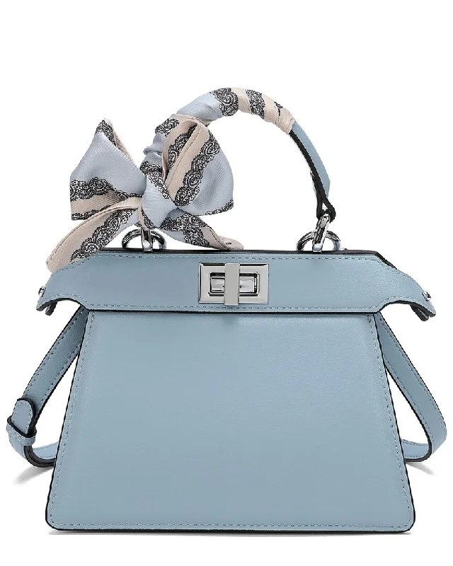 Ladies crossbody bag in tiny size-Tiffany & Fred Smooth Leather Crossbody