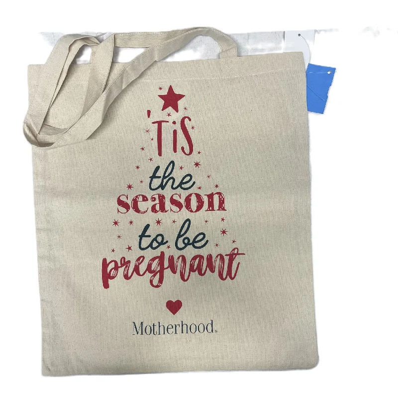 Ladies tote bag with conference materials-Tote By Motherhood, Size: Medium