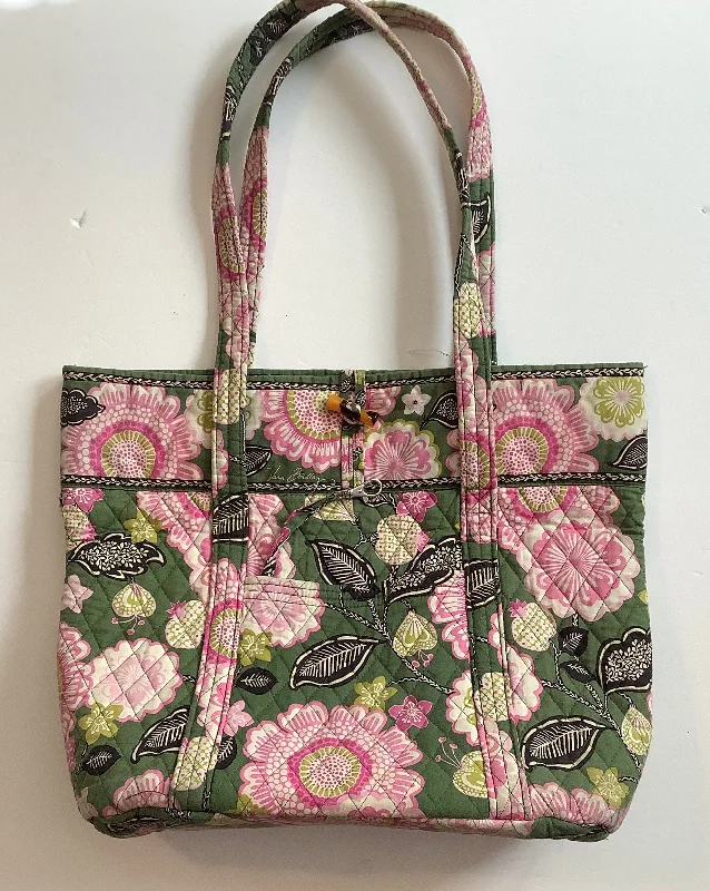 Ladies tote bag with embroidery-Tote By Vera Bradley, Size: Medium