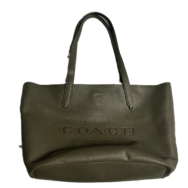 Ladies tote bag for concerts-Tote Designer By Coach, Size: Large