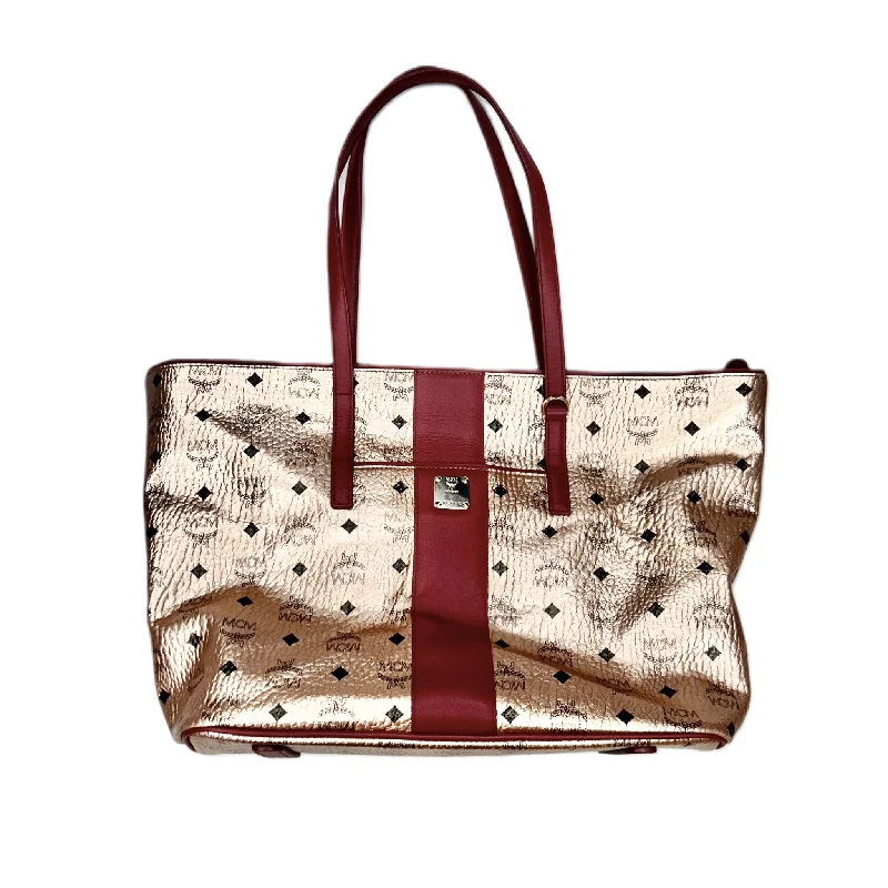 Ladies tote bag for professionals-Tote Luxury Designer By Mcm, Size: Large