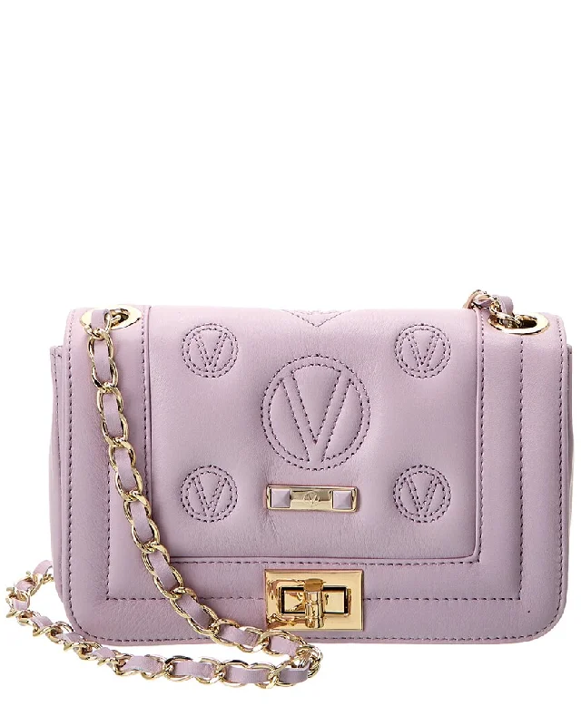 Ladies crossbody bag for warm nights-Valentino by Mario Valentino Beatriz Petit Signature Leather Crossbody