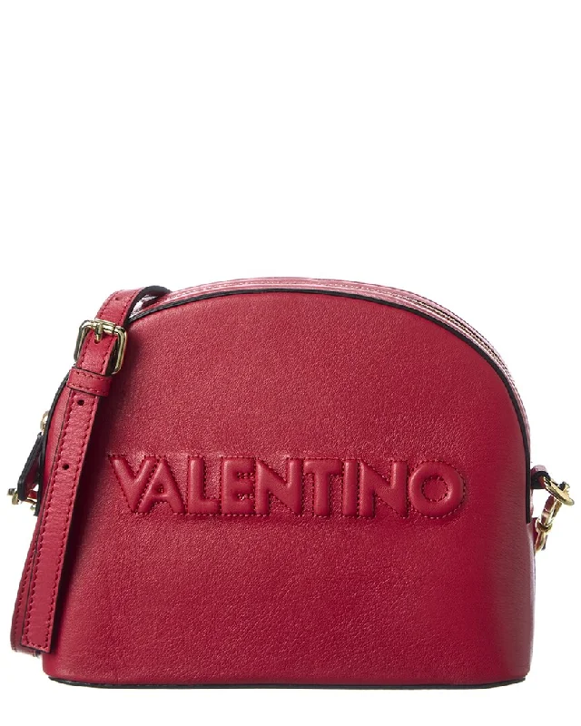 Ladies crossbody bag for weekend outings-Valentino by Mario Valentino Diana Embossed Leather Crossbody