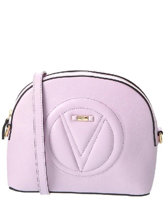 Ladies crossbody bag for young moms-Valentino by Mario Valentino Diana Signature Leather Crossbody