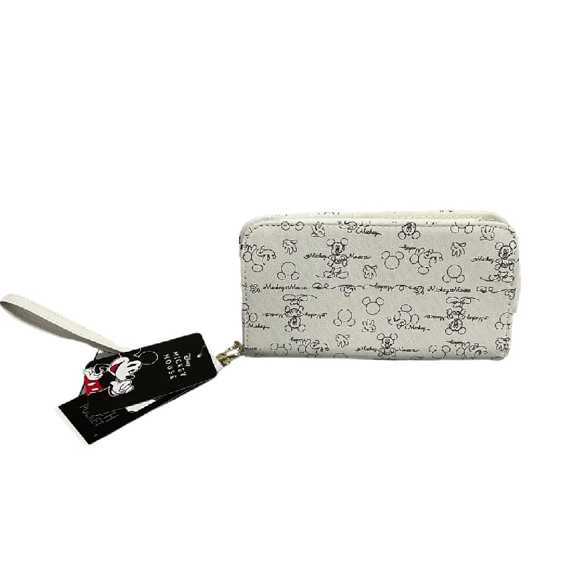 ladies wallet in black suede-Wallet By Disney Store, Size: Medium