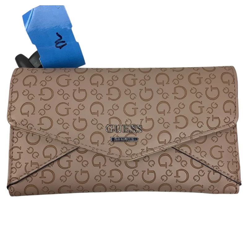 ladies wallet for formal events-Wallet By Guess, Size: Medium