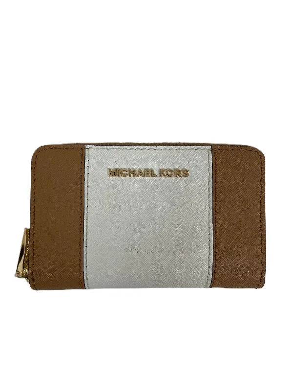 ladies wallet with side strap-Wallet By Michael By Michael Kors, Size: Small