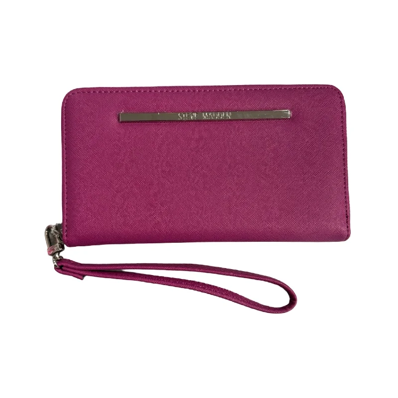 ladies wallet with printed logo-Wallet By Steve Madden, Size: Small