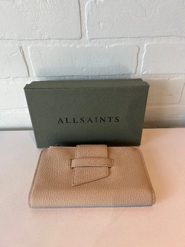 ladies travel wallet with passport holder-Wallet Designer By All Saints, Size: Large