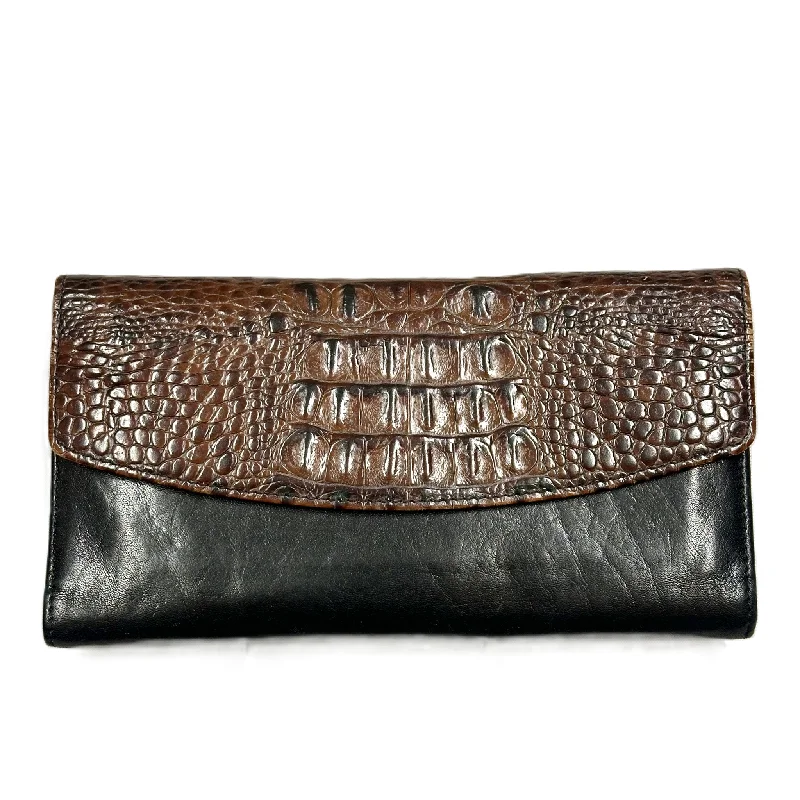 ladies wallet with leather lining-Wallet Designer By Brahmin, Size: Medium