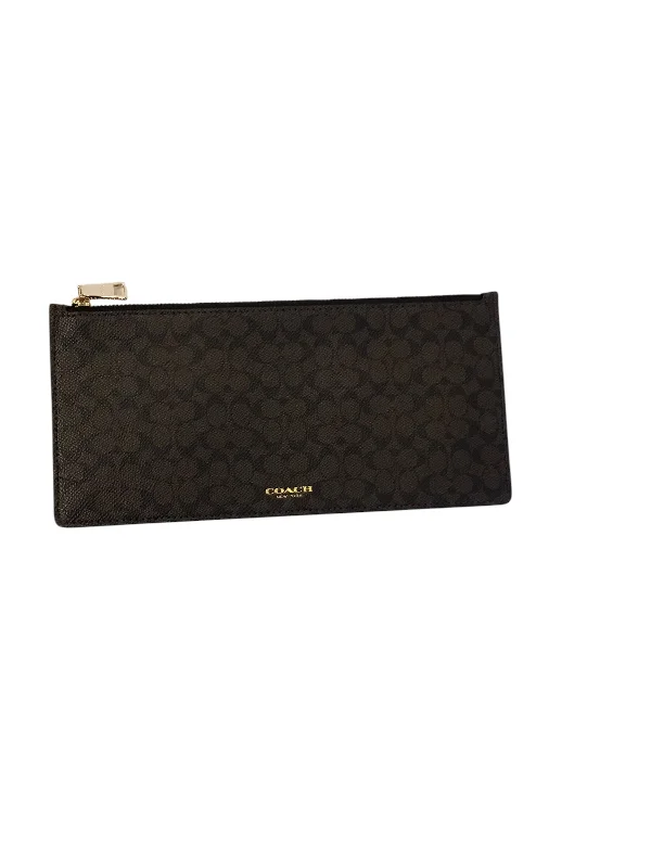 ladies slim wallet for cards-Wallet Designer By Coach, Size: Medium