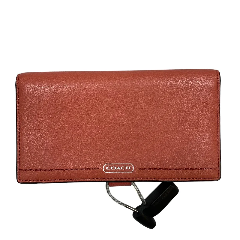 ladies wallet in soft fabric-Wallet Designer By Coach, Size: Medium