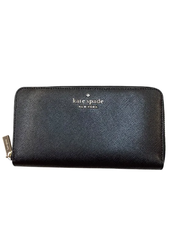 ladies wallet with side slot-Wallet Designer By Kate Spade, Size: Large