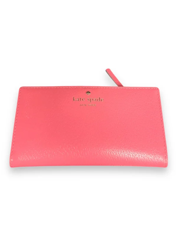 ladies wallet with side zipper-Wallet Designer By Kate Spade, Size: Small