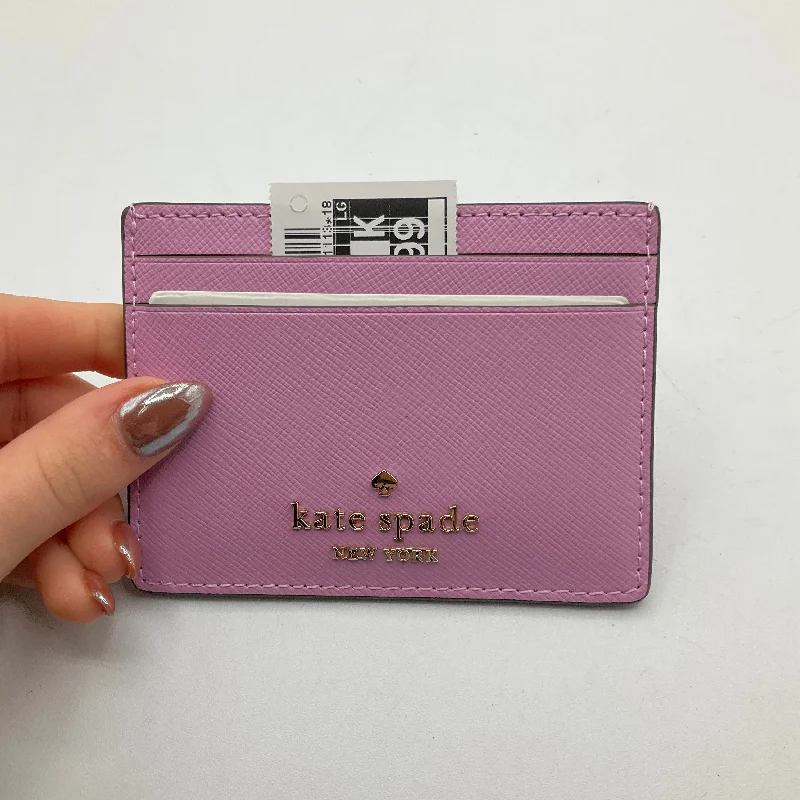 ladies wallet with coin pocket-Wallet Designer By Kate Spade, Size: Small