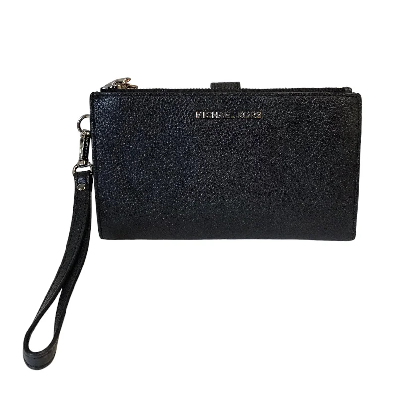 ladies wallet in classic black-Wallet Designer By Michael Kors In Black, Size:Medium