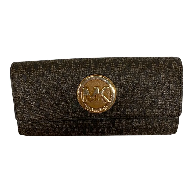 ladies wallet in soft tan-WALLET DESIGNER by MICHAEL KORS In BROWN, Size: LARGE