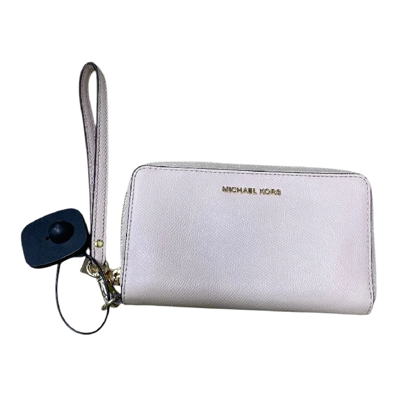 ladies wallet with crossbody chain-Wallet Designer By Michael Kors, Size: Medium