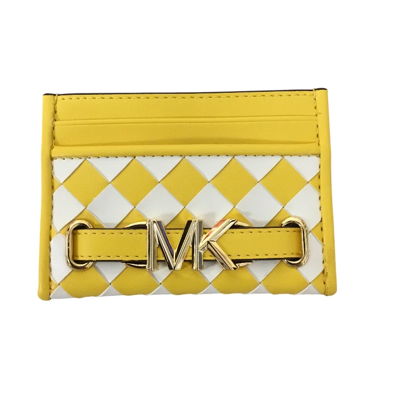 ladies compact wallet with keychain-Wallet Designer By Michael Kors, Size: Small