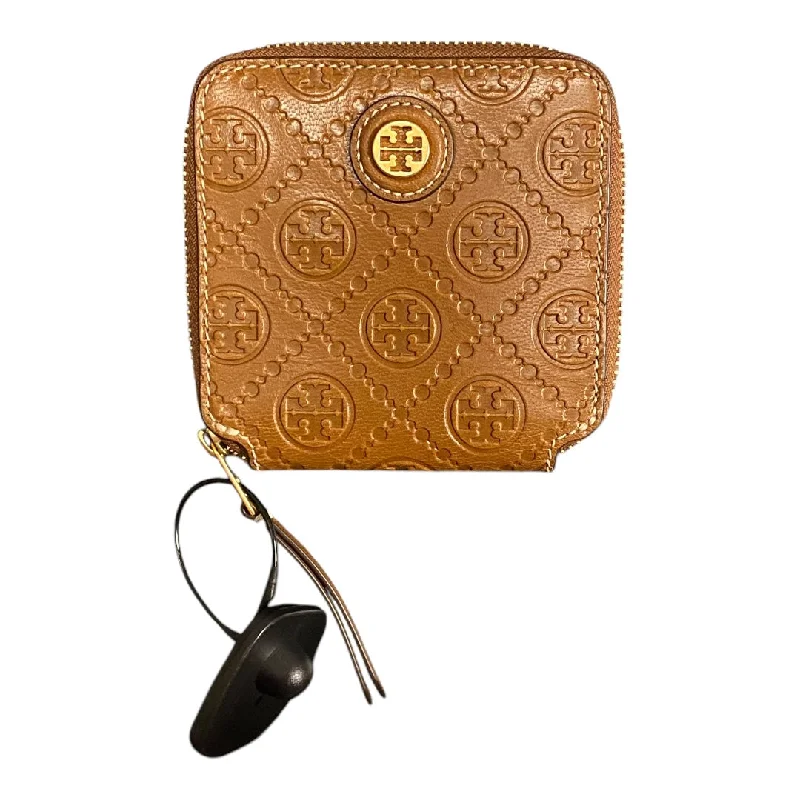 ladies wallet with dotted print-Wallet Designer By Tory Burch, Size: Medium