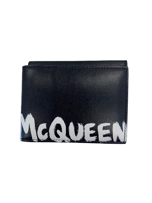 ladies wallet with front pocket-Wallet Luxury Designer By Alexander Mcqueen, Size: Medium