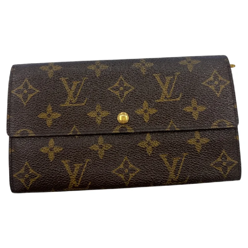 ladies wallet with card insert-Wallet Luxury Designer By Louis Vuitton, Size: Large