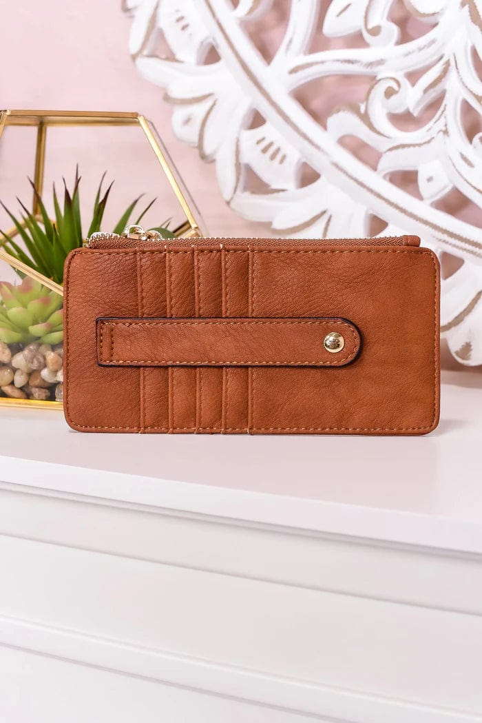 ladies wallet with multiple compartments-WL1889 Saige Slim Card Holder Wallet