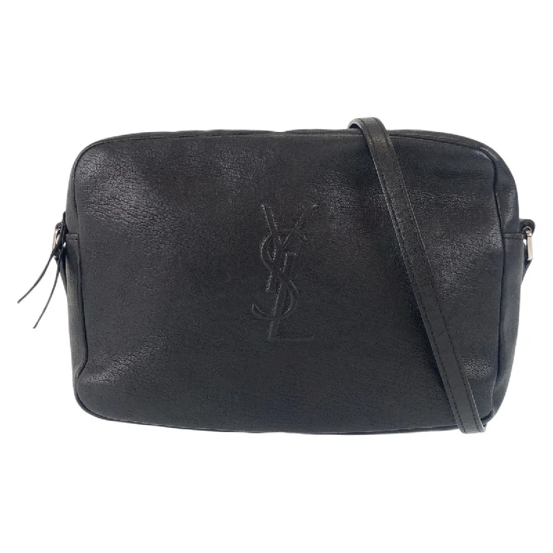 Ladies shoulder bag in suede-YSL Leather Shoulder Bag Pochette